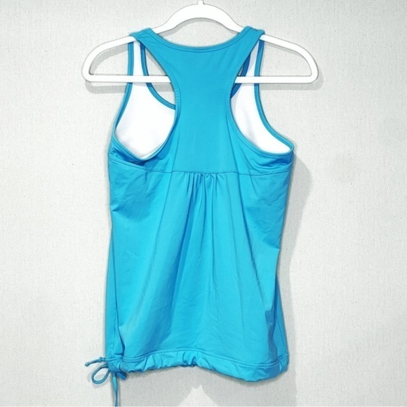 Athleta Tinker Tank Racerback Size Medium Aqua Blue - Picture 2 of 5